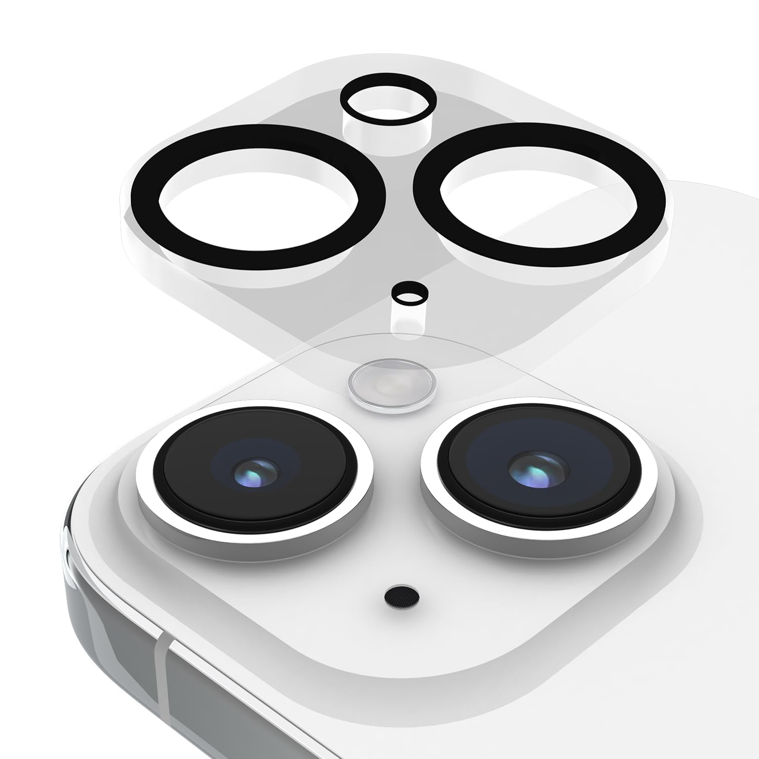 Case-Mate iPhone 15 Camera Lens Protector/iPhone 15 Plus Camera Lens Protector - 9H Tempered Glass w/Durable Anti-Scratch, Anti-Shatter - Ultra HD View w/Night Shooting and Case Friendly - Clear (B0CBVYP71G) Amazon Price History, Amazon Price Tracker