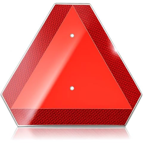 Slow Moving Vehicle Safety Sign,Slow Moving Vehicle Triangle Sign,Aluminum 14