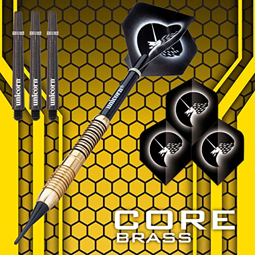 Unicorn Soft Tip Darts Set, Brass, 18 g - Image 2