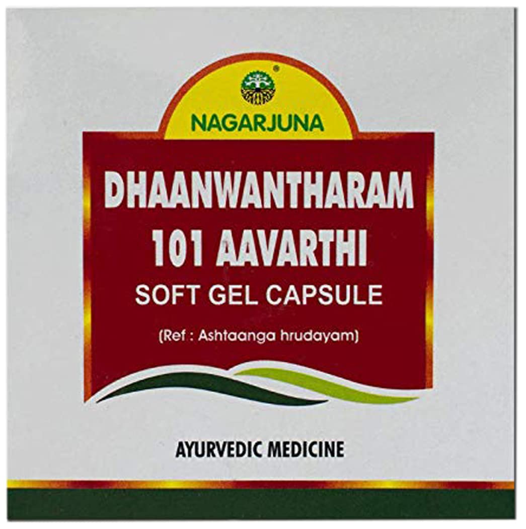 NAGARJUNA Dhaanwantharam 101 Avarthi, Soft Gel Capsule, 100 count (B07WTBG7JJ) Amazon Price History, Amazon Price Tracker