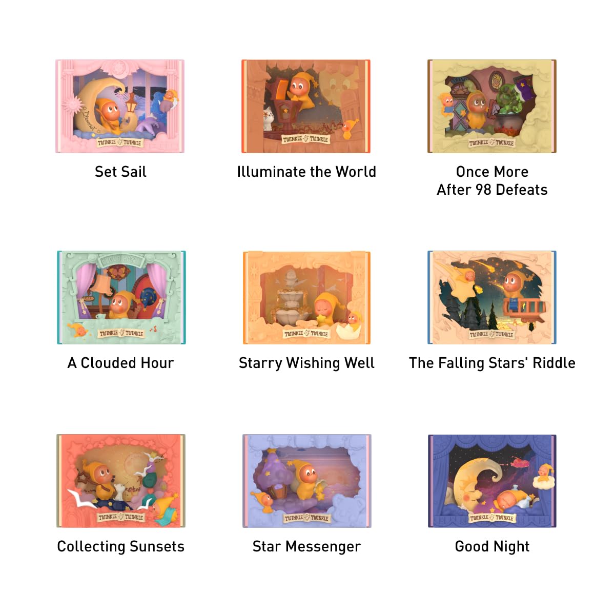 Amazon | POP MART Twinkle Twinkle Light Up シリーズシーンセット