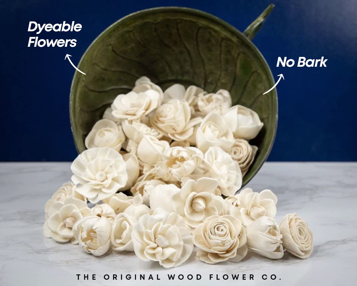 【w.o.d.】 F.L.O.W.E.R.S. Sola Wood Flowers Çok Renkli Boyalı Ürün Çeşitleri - Ülke