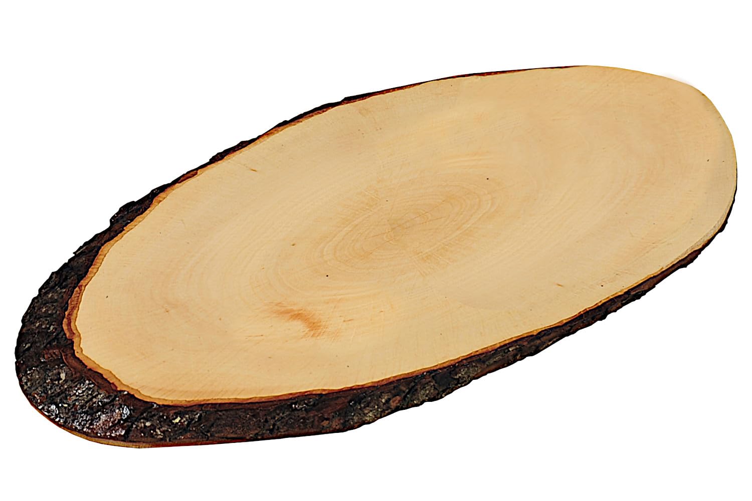 Kesper Bark Serving Plates, Alder wood, Brown