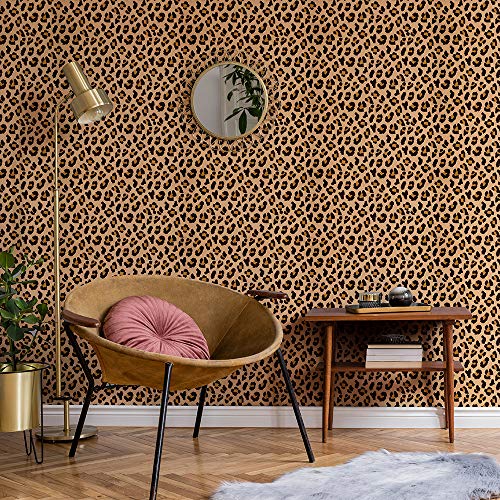 Calcomanía extraíble de leopardo 40cmx2.5m con vinilo autoadhesivo impermeable 4