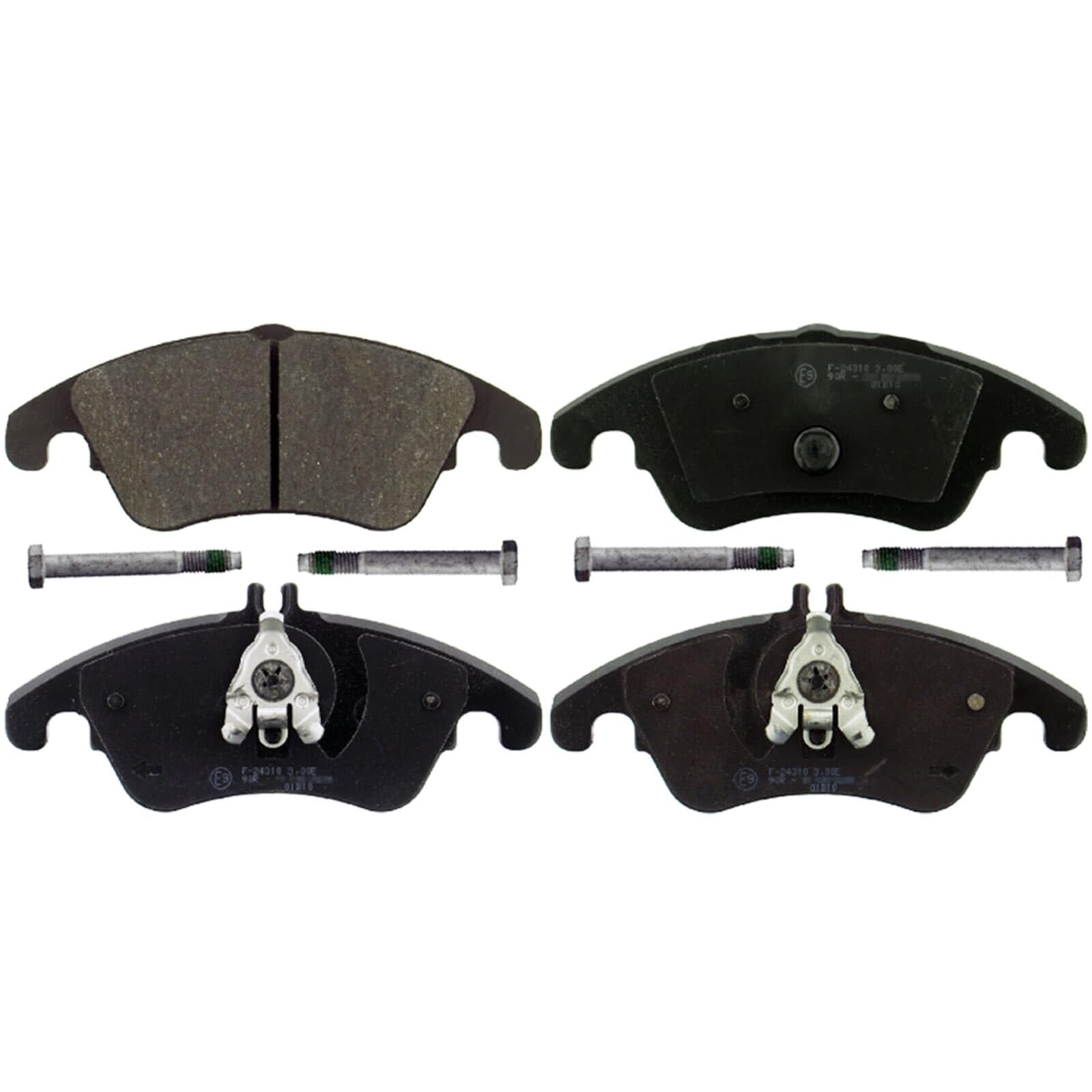 Febi Bremsscheiben Ø322mm Beläge vorne | 30553 + 16777 + Wk passend für C207 W204 W212 R172