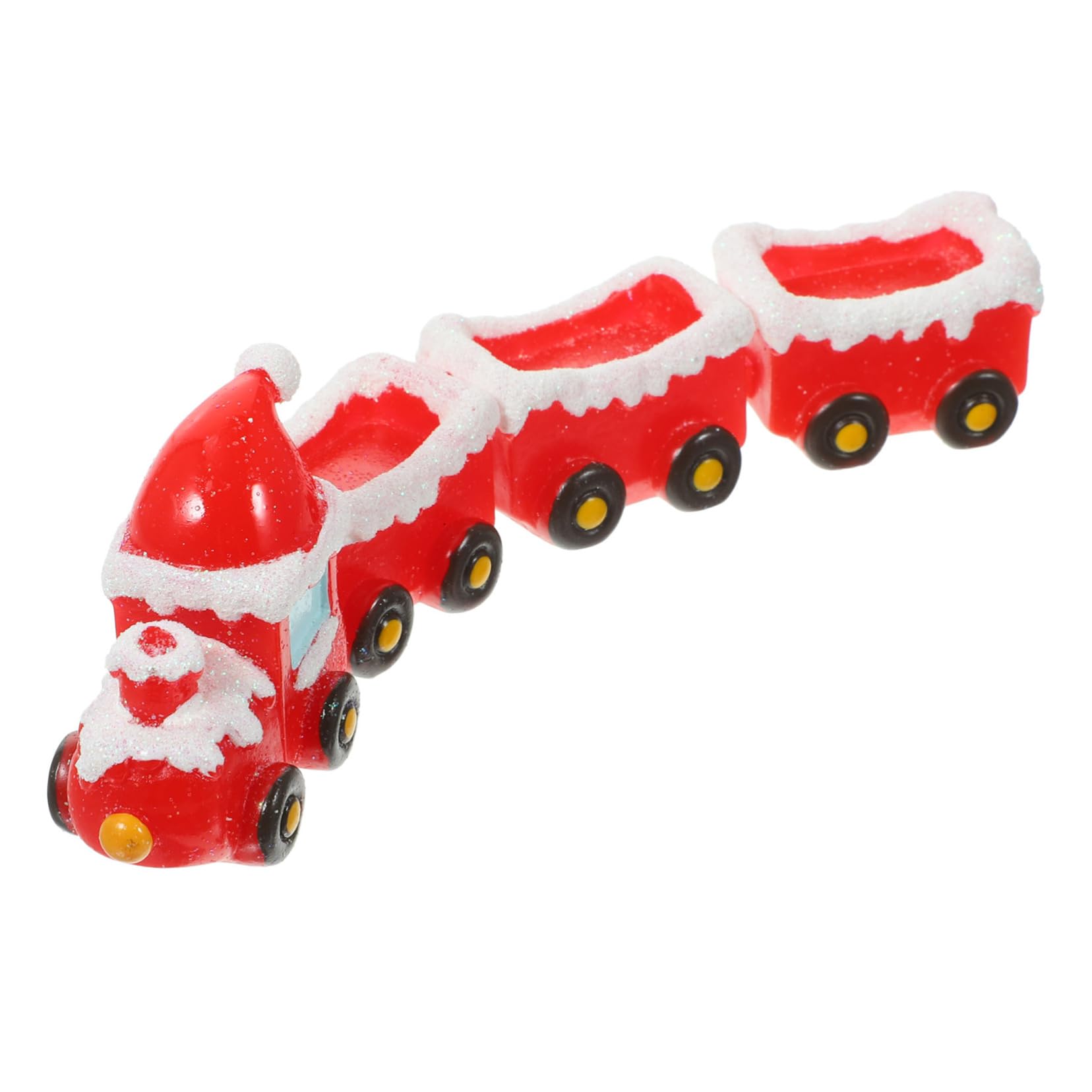 Mobestech 5 Set Ornamenti del treno di Natale scena cervo Figurina Natività Nozze casette natalizie natale casa miniature natalizie da realizzare decorazioni natalizie in miniatura resina