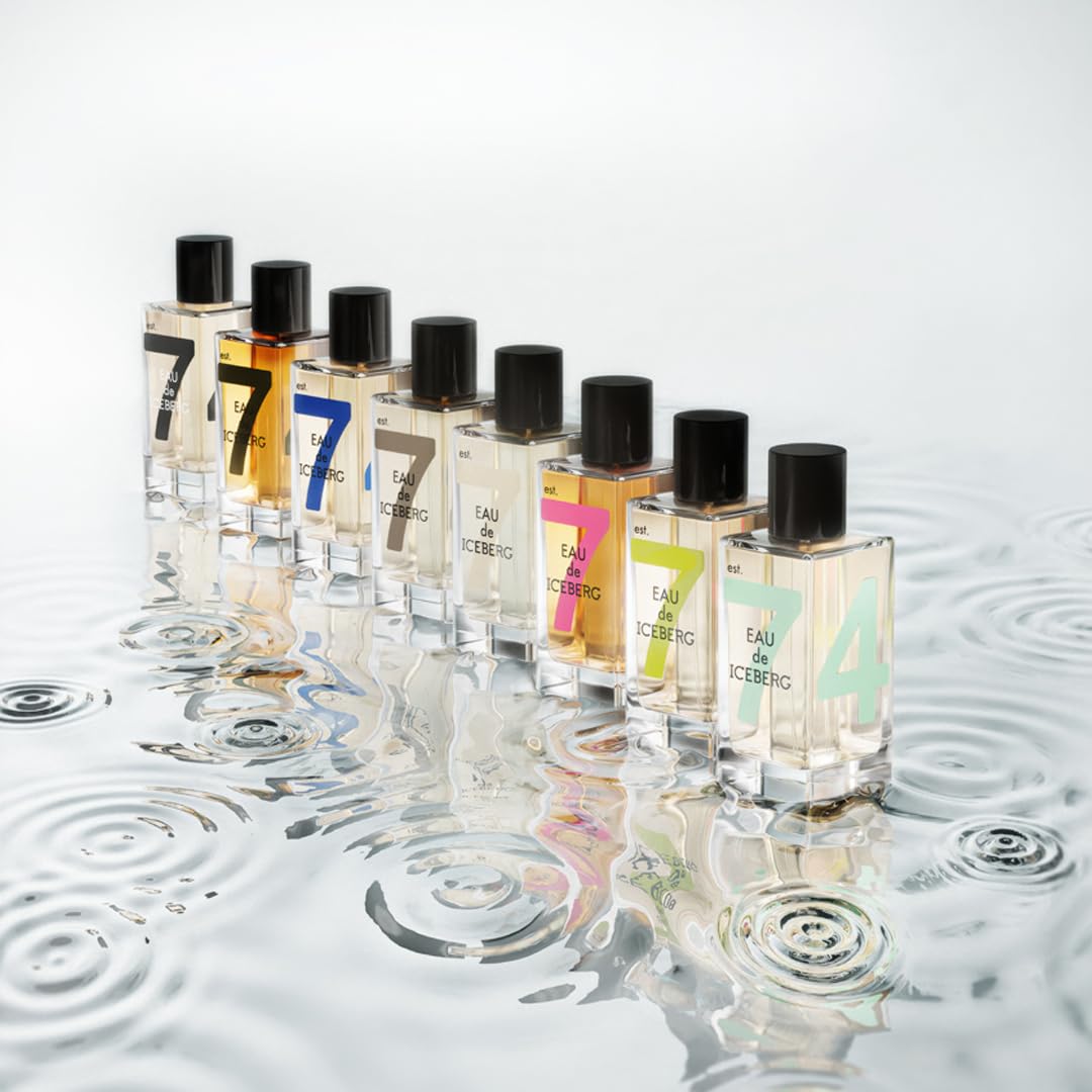 EAU de ICEBERG Sparkling Lily – woda toaletowa 100 ml, aromaty dla kobiet, kwiatowy, prostokątna butelka szklana o ponadczasowym designie, dla kobiet o współczesnej kobiecości
