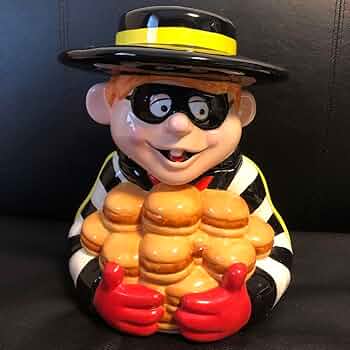 マクドナルド ハンバーグラー クッキージャー 美品 ドナルド ハッピー f8S1 マクドナルド ハンバーグラー クッキージャー ヴィンテージ 美品