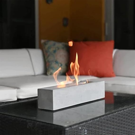 2 Pcs Ceramic Wool to Extend Burn Time - Ceramic Wool Wick Sponge Ceramic Fiber Insulation for Portable Tabletop Fire pits, Small Fireplaces, Bioethanol Fireplaces - 24 x 12 x 1 Thick