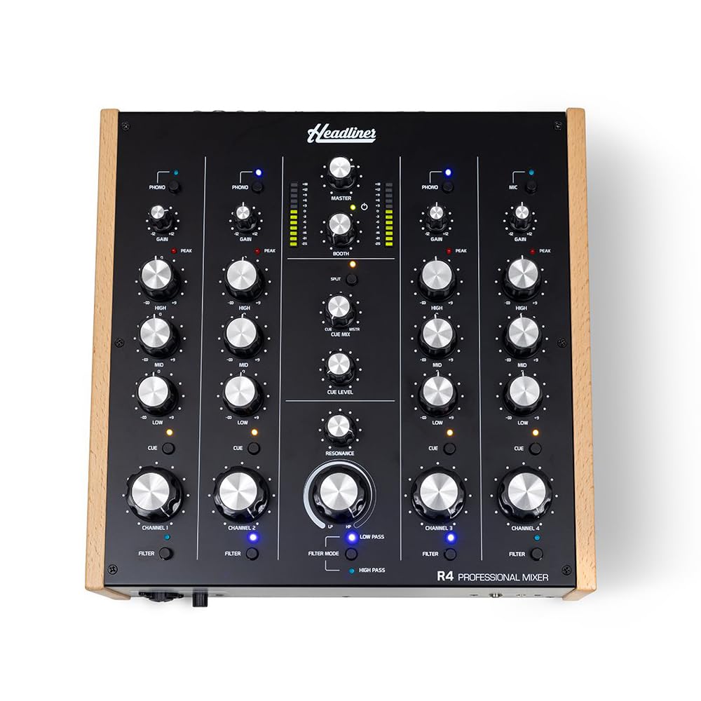 Headliner R4 - Mixer Rotary DJ a 4 canali