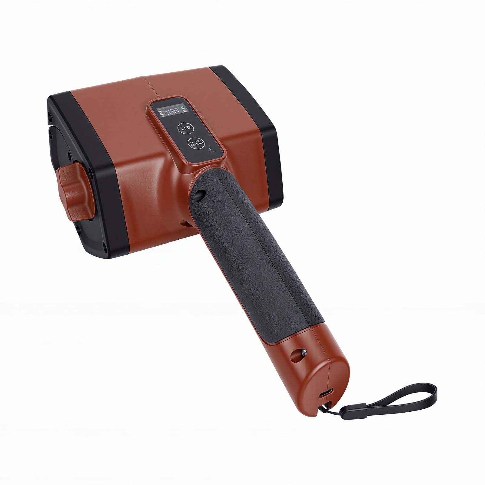 AMONIDA Cepillo Eléctrico para Parrilla, Herramienta Ergonómica de Limpieza para Barbacoa, para Acampar, Uso Al Aire, Recargable, 3000mAh