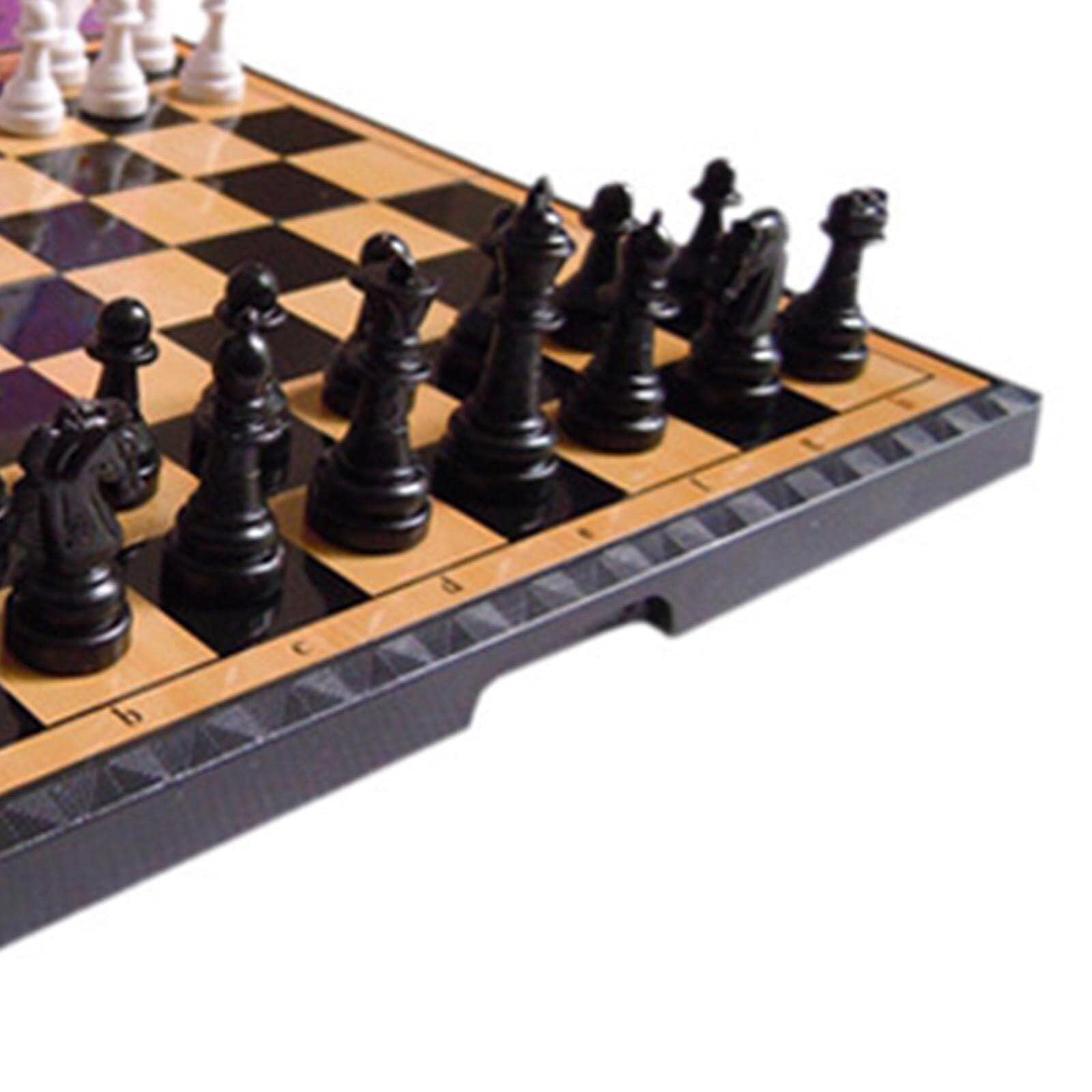 Échecs Apprenez à Jouer à des Jeux de société de stratégie échecs | Jeux d'échecs de voyage pliants magnétiques for débutants, for adultes et enfants
