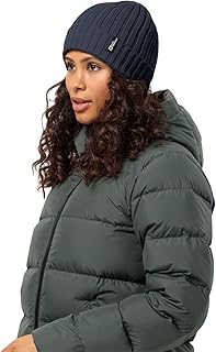 Jack Wolfskin Unisex Rib Knit Beanie Hat