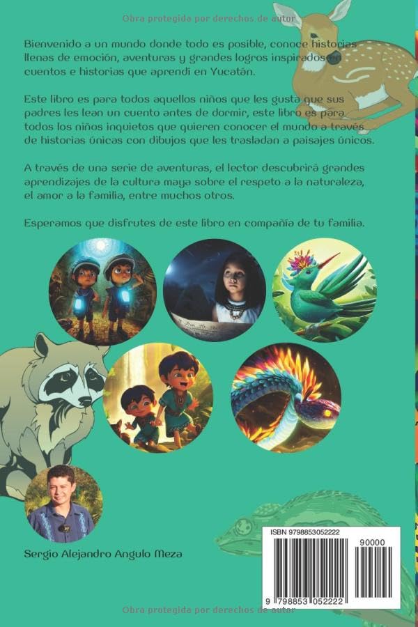 Miniatura 2 de Tesoros de la selva, cuentos y leyendas inspiradas en historias Mayas con dibujos. Cuentos e historias ilustradas inspiradoras para niños que