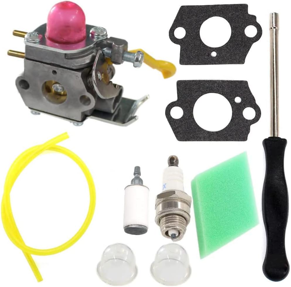 HURI Carburetor with Gasket Primer Bulb Fuel Line for