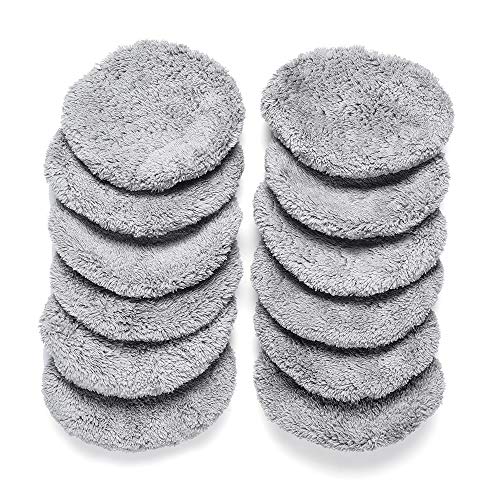Replacement Pads for Window Cleaning Robot, Compatible with Model X5 X6 X7 X8 HC-09 HC-07 HC-11 HC-18, Washable and Reusable Microfiber Cloth -12pcs/6 Sets