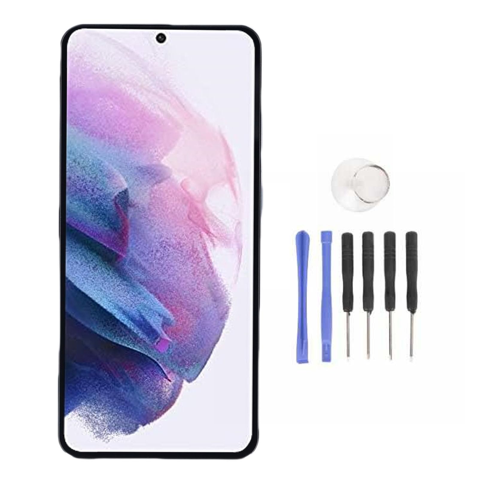SIXRUN Wyświetlacz LCD Dotykowy do Telefonu, 6,2 Cala 1080x2400 do S21 5G