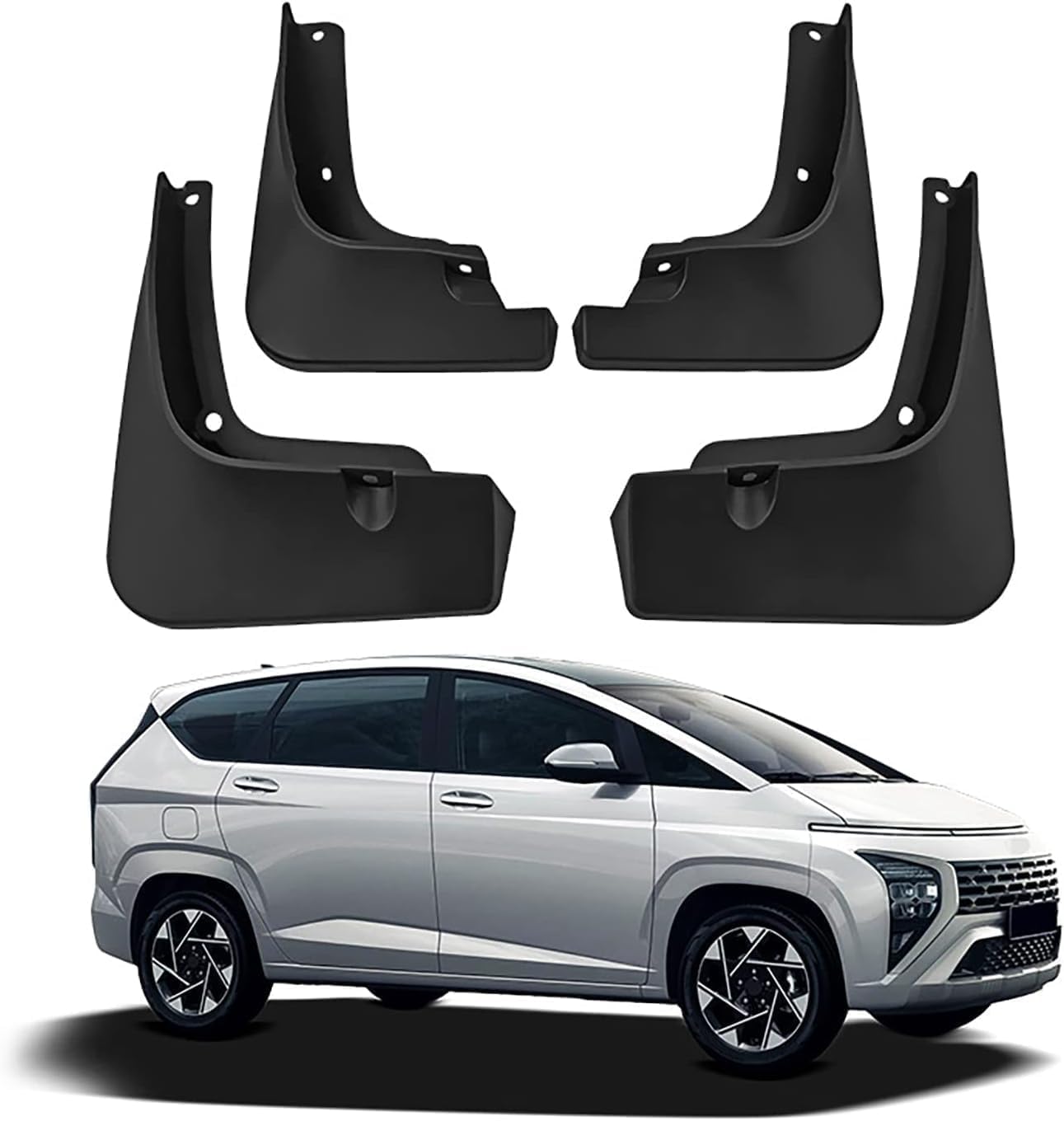 HGYNBCP Car Mud Flaps Splash Guards for Hyundai Stargazer 2023, Splash Guard Front Rear Mudguard with Fixing Screws.