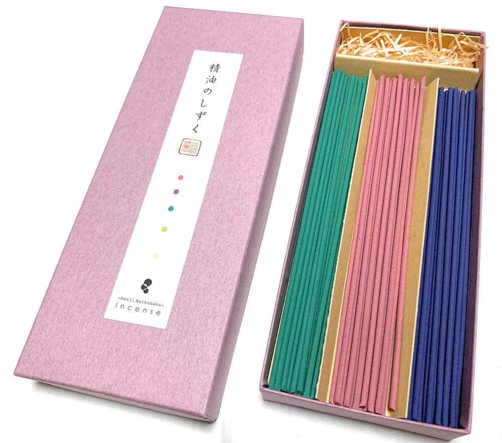 Amazon | 淡路梅薫堂のお香セット 精油のしずくレロラ