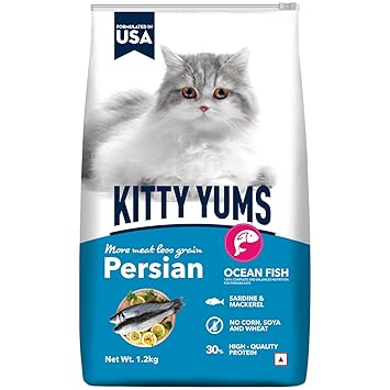 Kitty Yums Dry Persian Cat Food, Ocean Fish, 1.2kg