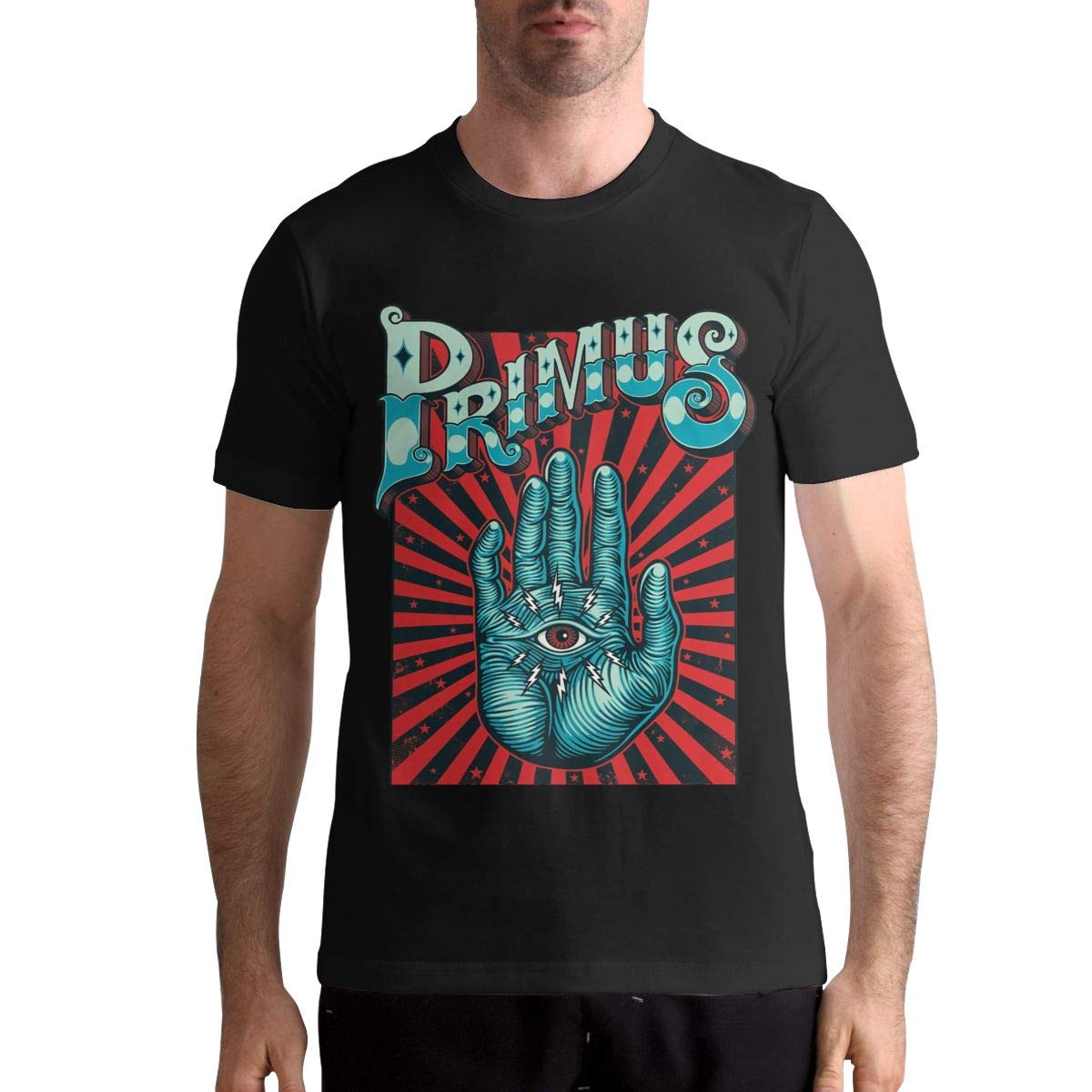 Primus T Shirts Men's Cotton Tee Crew Neck Short Sleeve