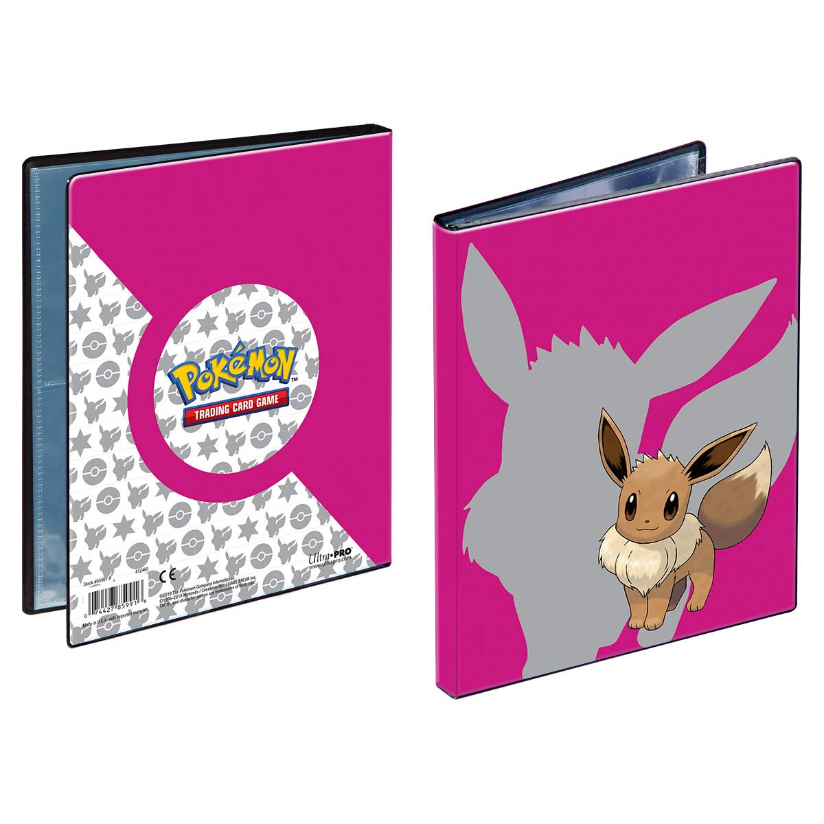 Pokémon E-85991 Pokémon Ultra Pro Porte-documents 4 poches Evoli 2019