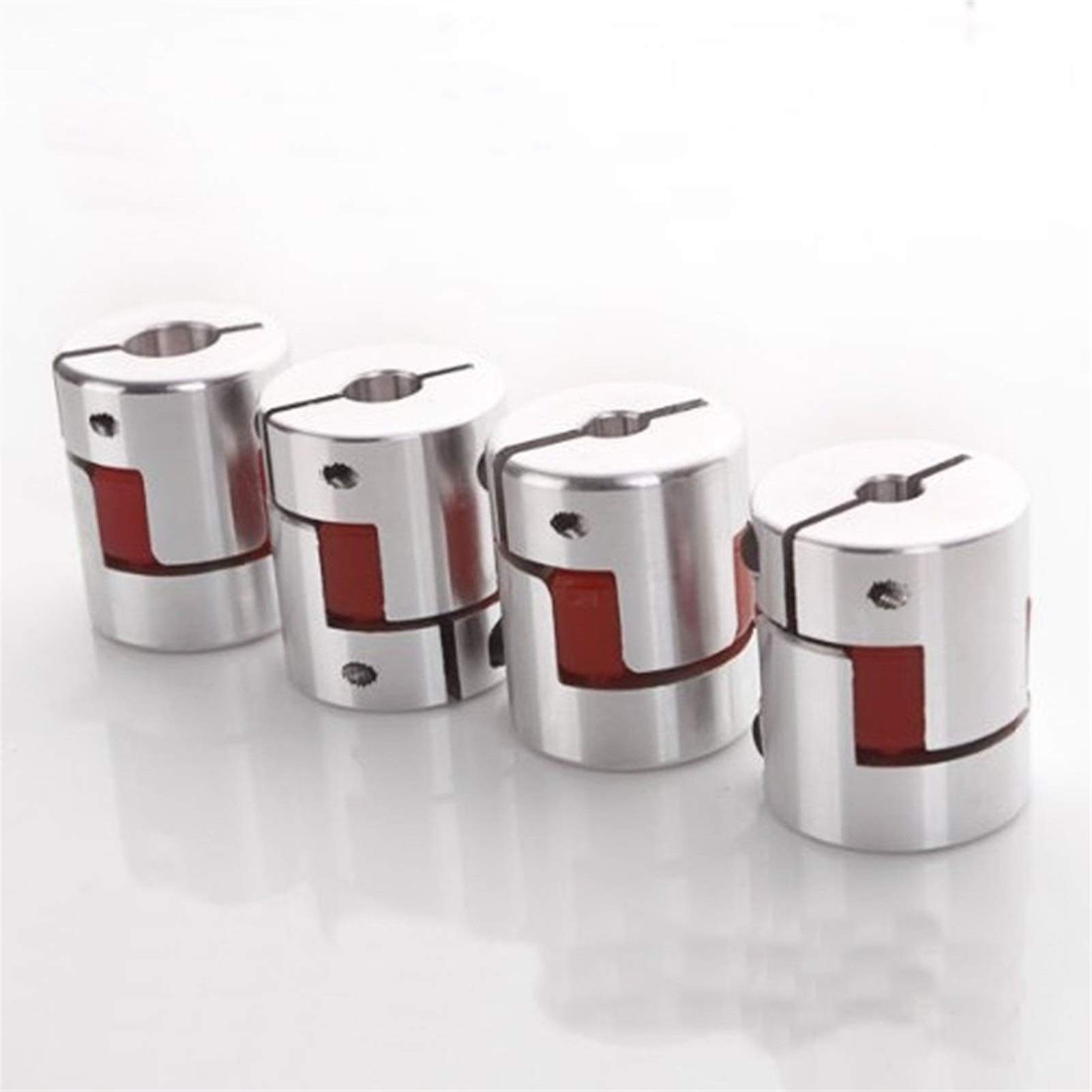 BREAKA Acoplamientos Flexibles de Ciruela de 4 Piezas, tamaño 6 * 8 mm, diámetro Exterior 20 mm, Longitud 25 mm, utilizados principalmente for conectar Motores, Motores Paso a Paso, etc.
