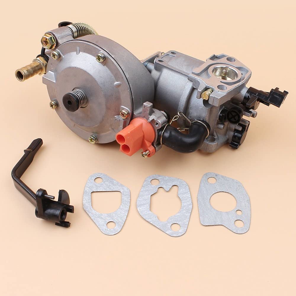 Carburadores GENERADOR GENSET para GX160 168F EC2500 para C/CL/CX Series Gasolina/LPG/CNG Kit DE CONVERSIÓN DE CARBURADOR DE Combustible Dual Conjunto Carburador