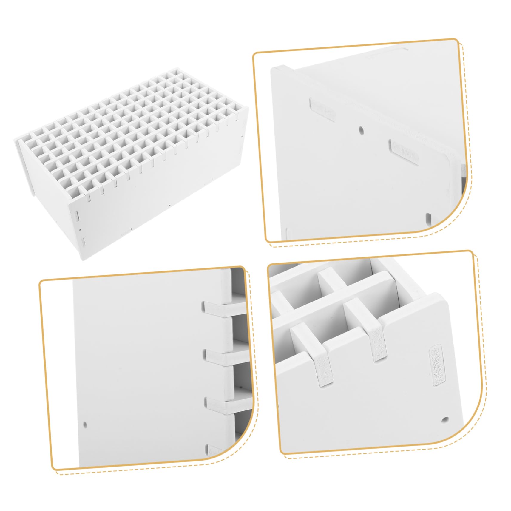 iplusmile Porta Penna in Organizer Da Scrivania Compatto Multiple Per Classificare Penne Pennarelli e Cancelleria Per Ufficio Studio e Camera Da Letto