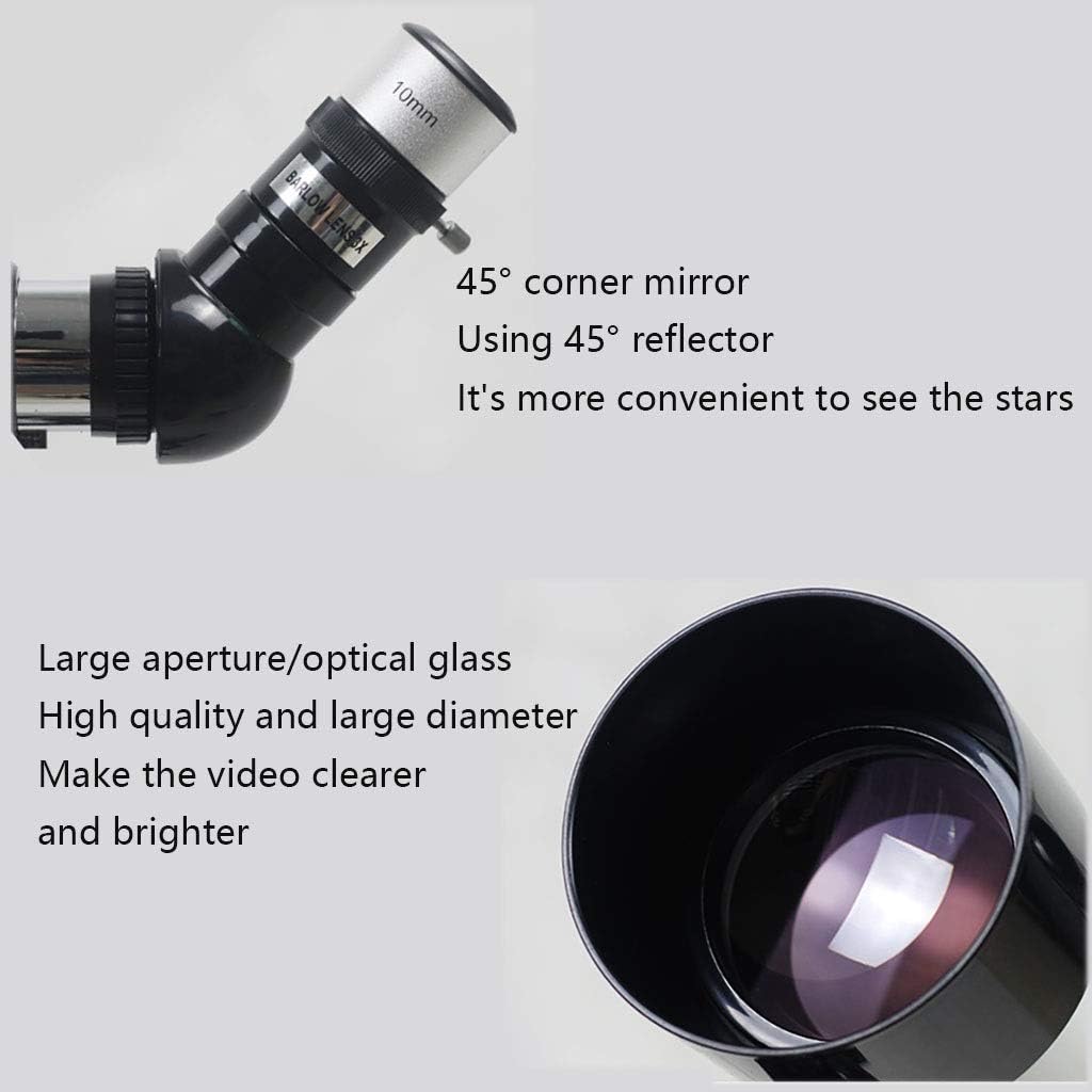 Telescope Tripod Starfinder Portable Beginner Telescope 2 Eyepieces Moon Mirror Travel Telescope