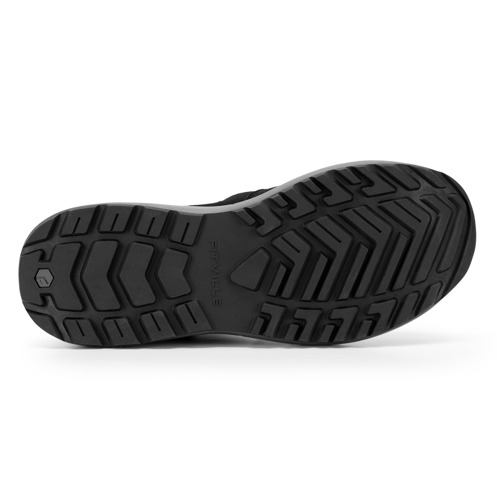FitVille Scarpe Uomo Senza Lacci Pianta Larga Loafer e Mocassini Scarpe da Camminata Escursionismo Trekking Antiscivolo Casual Slip-on Sneakers