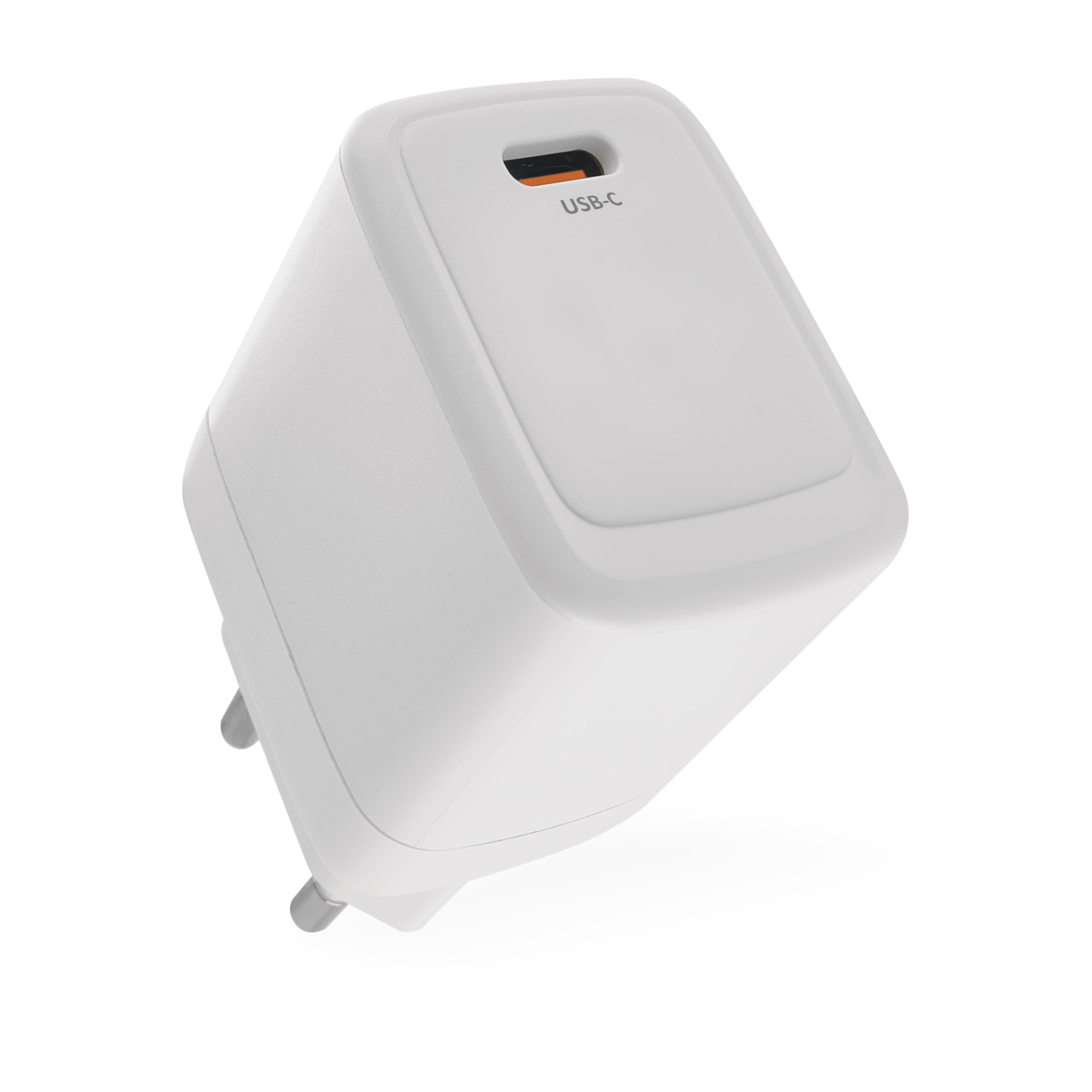 EMOS - USB-C Ladegerät PD 20Watt - Netzteil mit GaN Technologie - Euro-Adapter USB/C - 20W-Ladestecker PowerDelivery für Smartphone, iPhone, Tablets - 5-12 V, max. 3 A - Weiß