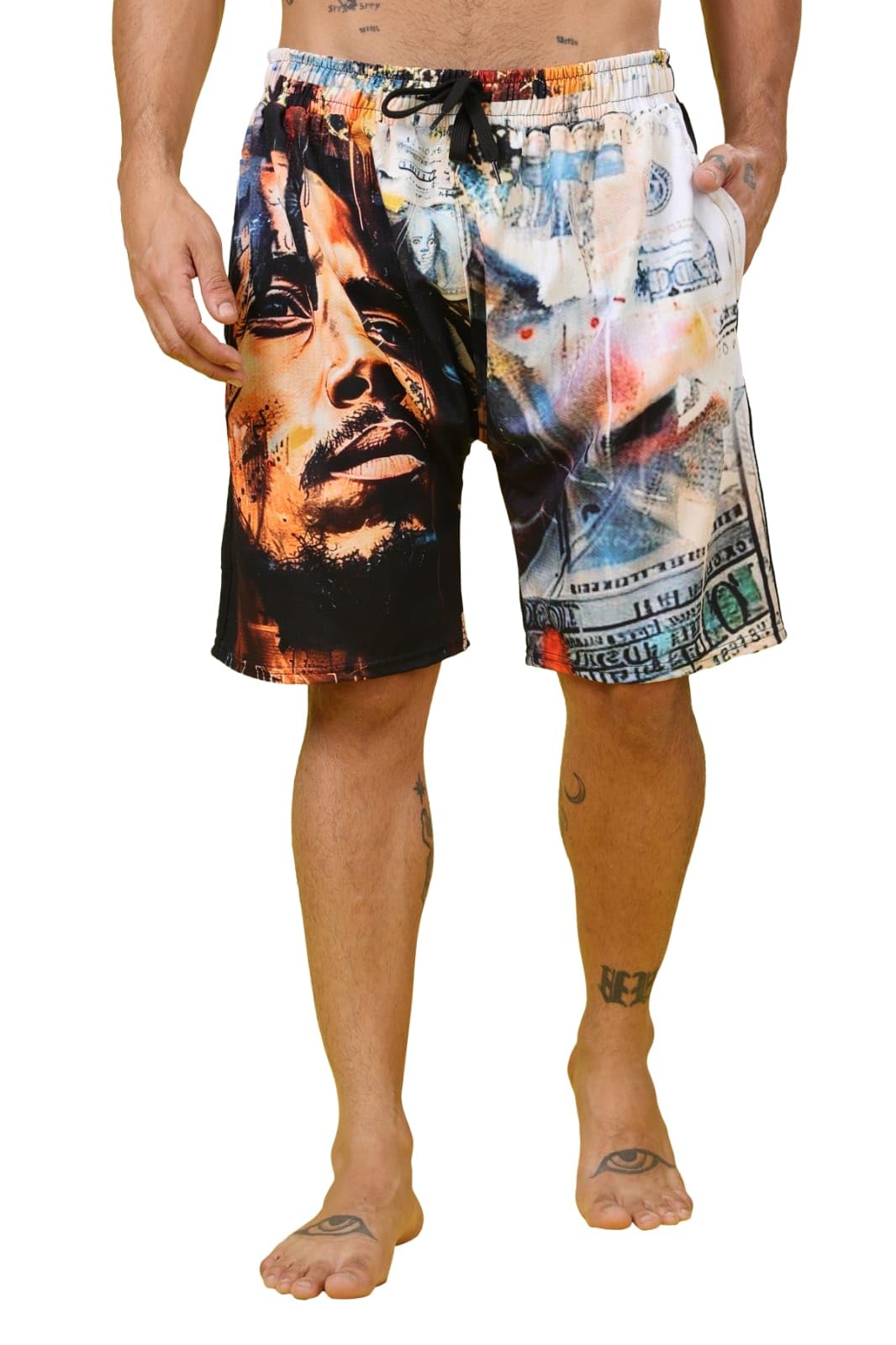 yellow tree Rapper Printed Men Shorts-picture-37
