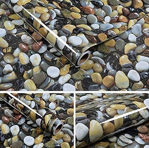 Image of HOME13 Marble Stone PebblesKitchen Self Adhesive Vinyl Decorative Wallpaper for Kitchen Countertop Home /Office 2 Ft x 6 Ft with 2pcs