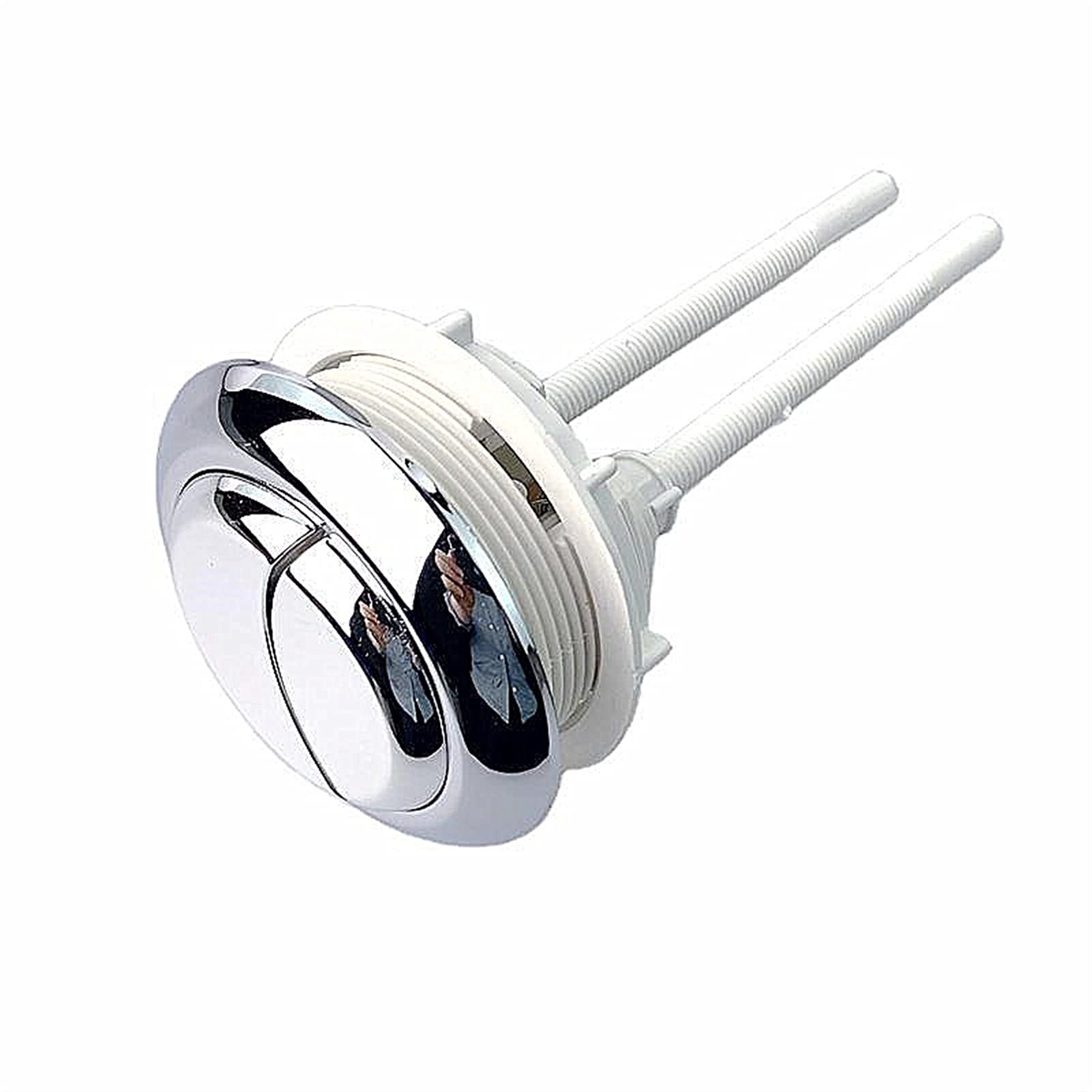 Pulsante di scarico del WC, Closestool Rotondo Grande Doppio Pulsante Serbatoio 'Acqua della Toilette Premere il Pulsante 'Interruttore di Scarico Pulsante della Toilette del Bagno,FL21013 Pulsante de
