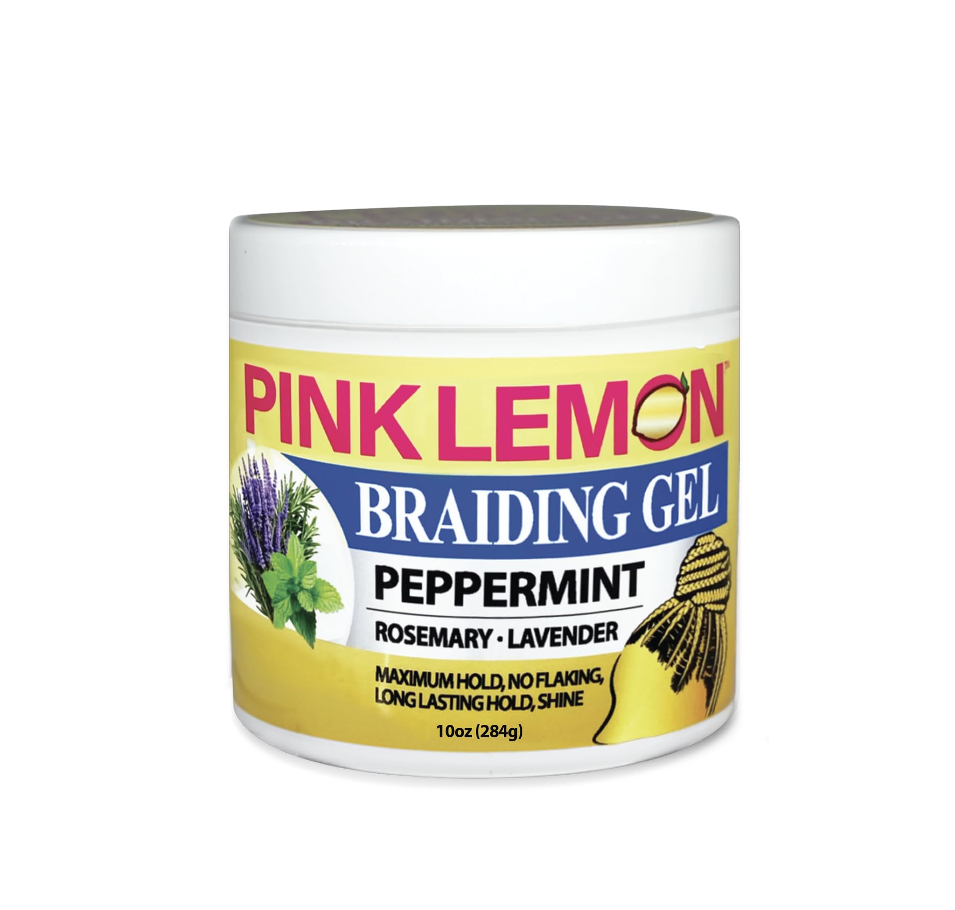 Amazon.com : PINK LEMON Braiding Gel Peppermint - Maximum Hold, No