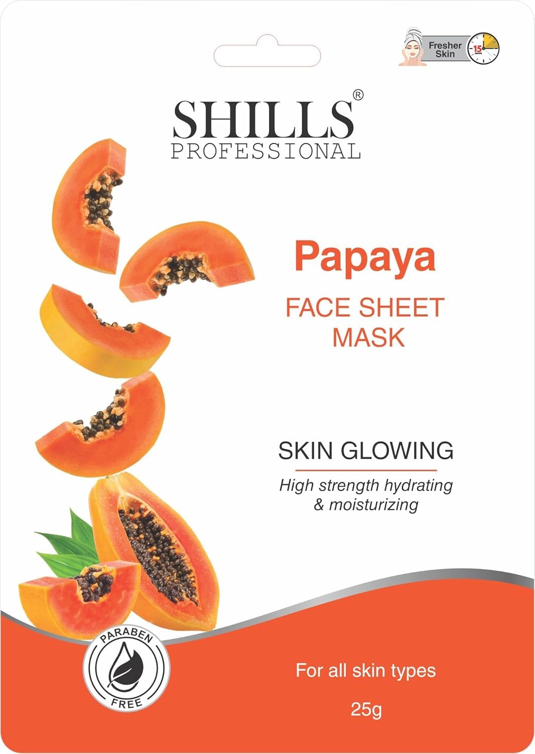 PRATHNA CREATION Face Sheet Mask Set | Variants - Hyaluronic Acid, Rice Water, Lemon, Vitamin C, Papaya | For All Skin Types | Mask Sheet (25 gm each) 1