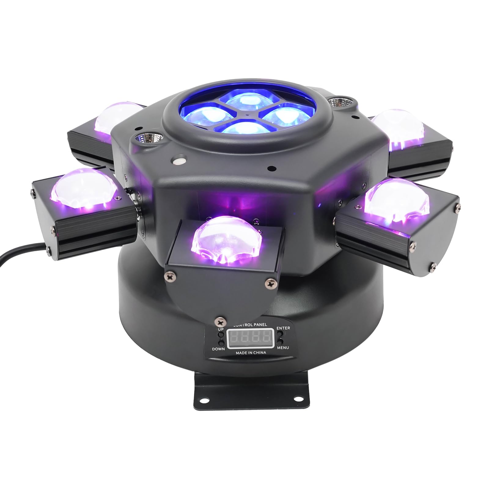 150 W LED Moving Head Luce da palcoscenico RGBW DMX DJ Party Show Effetto luce testa in movimento, luce per feste, palcoscenico, per DJ, bande, bar, pub, club, pattinaggio, KTV, feste di famiglia