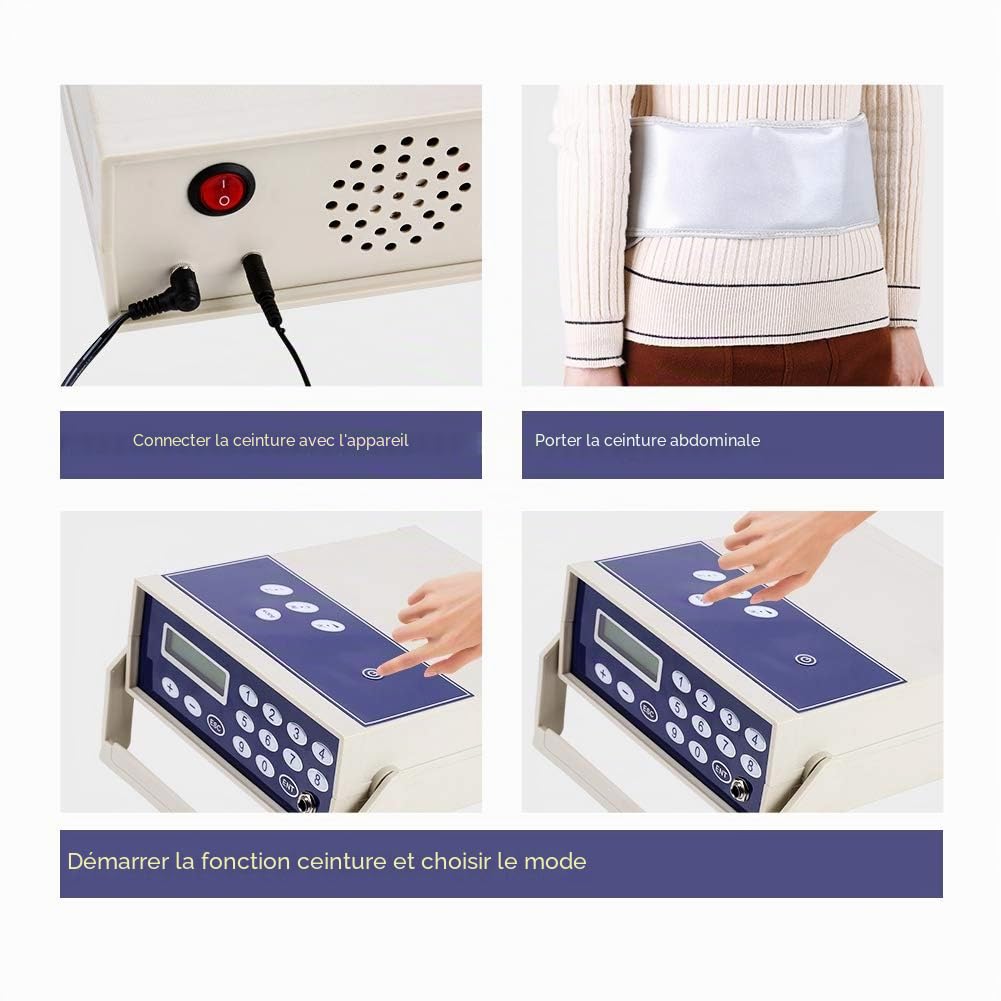 Ion Detox Foot Spa Machine de Détoxication Ionique Portable Confortable Machine à Double Détoxification pour Bains de Pieds Pour améliorer la circulation sanguine(110V-220V Norme européenne)