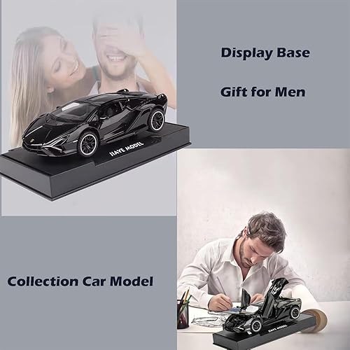 Miniatura 6 de IYEAM Lambo Sian FKP3 - Auto de juguete fundido a presión con luces y sonido, auto de juguete para niños a partir de 6 años (azul)