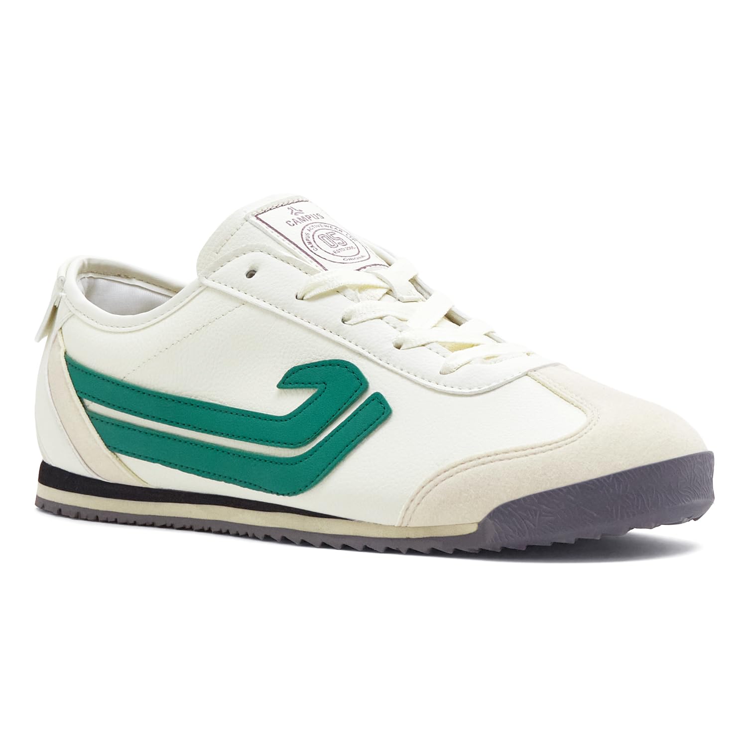 Campus Men's DENARO Beige Sneakers Beige/Green