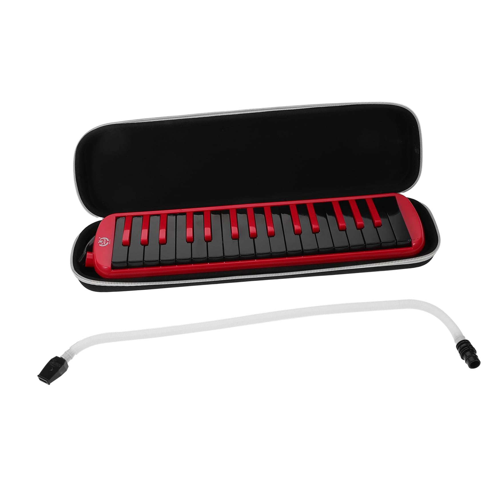 Kisangel 32-tasten Sopran Melodica aus Abs Leicht und Tragbar mit Mundstückrohr und Tragetasche für Anfänger und Erwachsene zum Üben