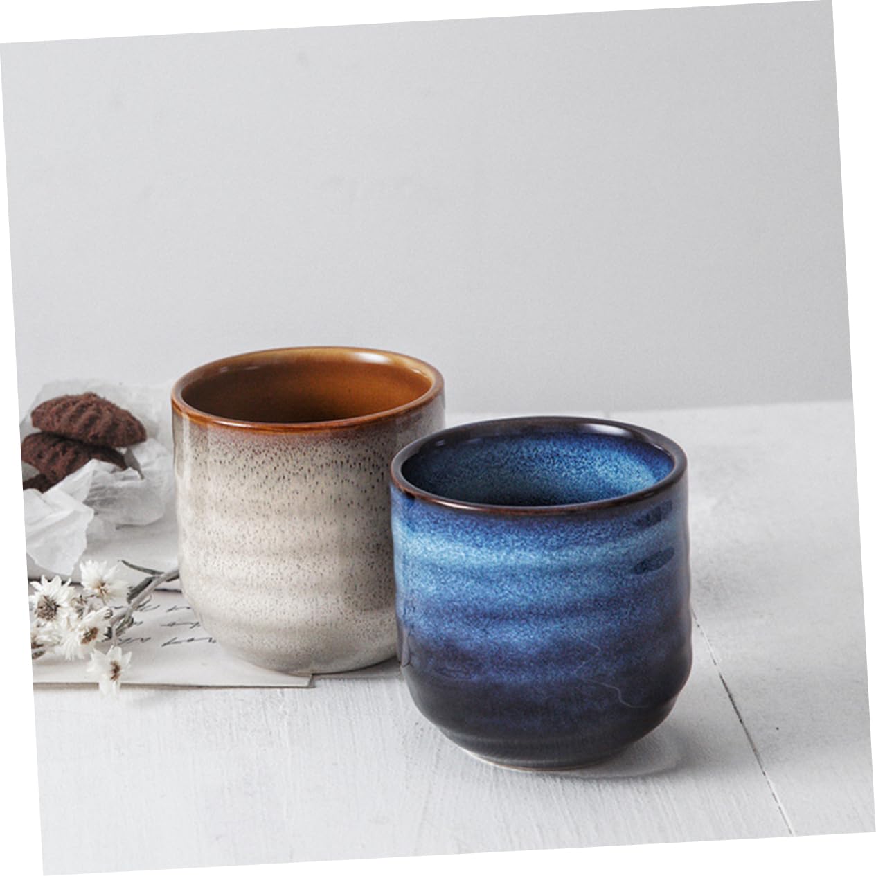 Tasse à saké traditionnelle, verres à vin en céramique, 8 pièces tasse à thé japonaise tasse à thé Kung Fu tasse à saké tasse de service à saké tasse japonaise bouteille de saké japonaise tasse à thé