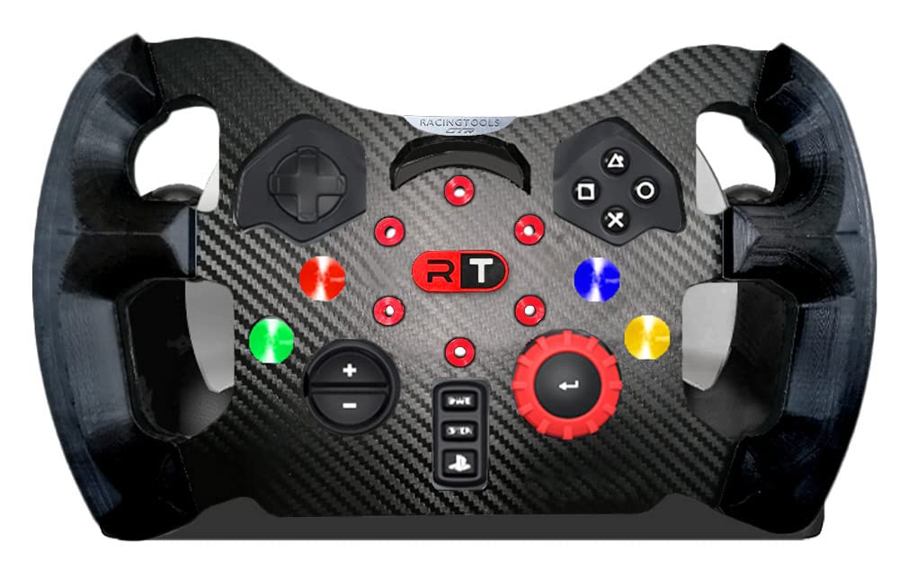 RacingTools Couronne de Volant GTR pour Logitech G29/G923 – Volant Simracing de Remplacement Monobloc Rigide