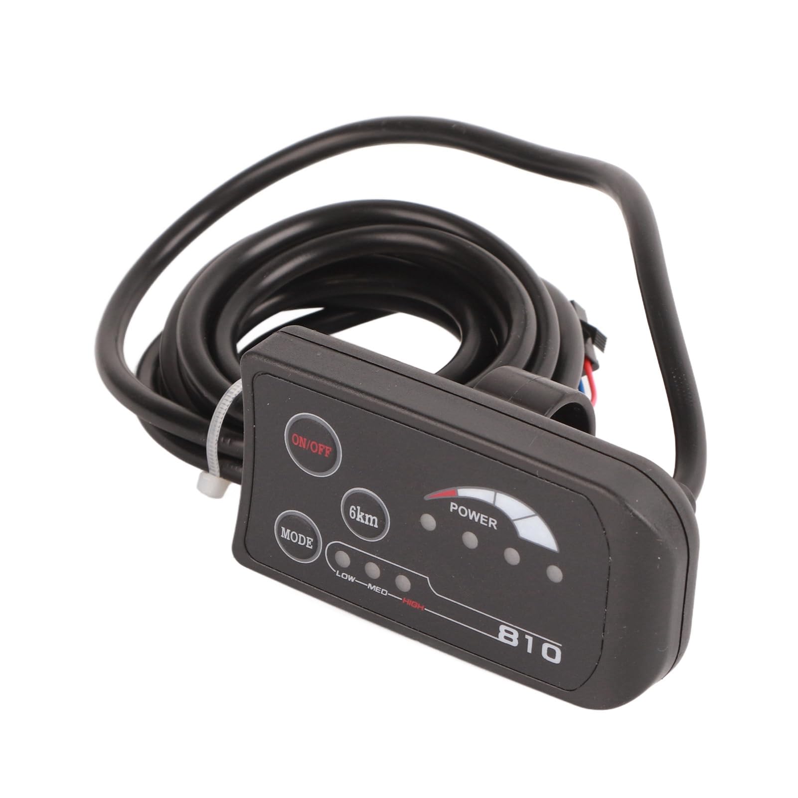 Wyświetlacz LED do roweru elektrycznego 810 z 5-przewodowym kablem, panel sterowania, rower elektryczny, wyświetlacz LED 810, z 5-przewodowym kablem, panel sterowania