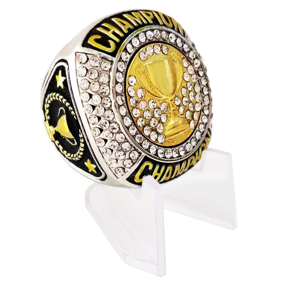 ghfucs Champion Trophy Cup Rings Trophies Award Gift Championship Ring Winner Tournament (14, 1 piece)