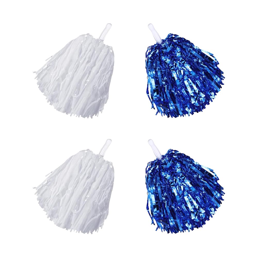 Amazon.com: UUYYEO 4 Pcs Metallic Foil Plastic Pom Poms