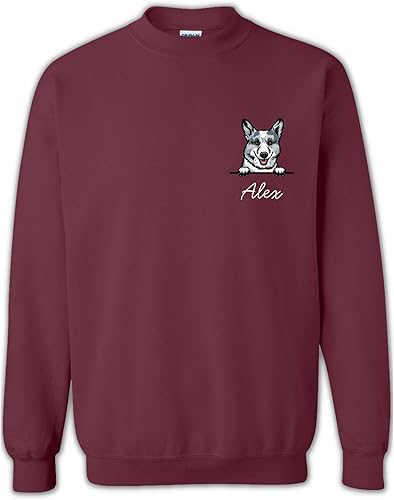 Miniatura 3 de Custom Dog Mom Sweatshirt for Women, Dog Mama Shirt Pullover, Cute Dog Lovers Sweater Long Sleeve