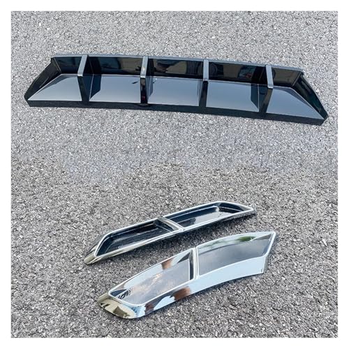 Diffuseur arrière Passat B8 Variant 2015-2019 noir et chrome look premium