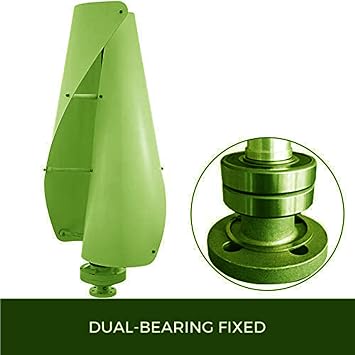 12000W Wind Turbine Generator, 110V/220V Portable Vertical Helix Wind Power Turbine Generator Kit with Charge Controller,12v